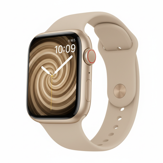 Apple Watch SE 3  GPS + Cellular 40mm  Starlight Aluminium Case with Starlight Sport Band - M/L