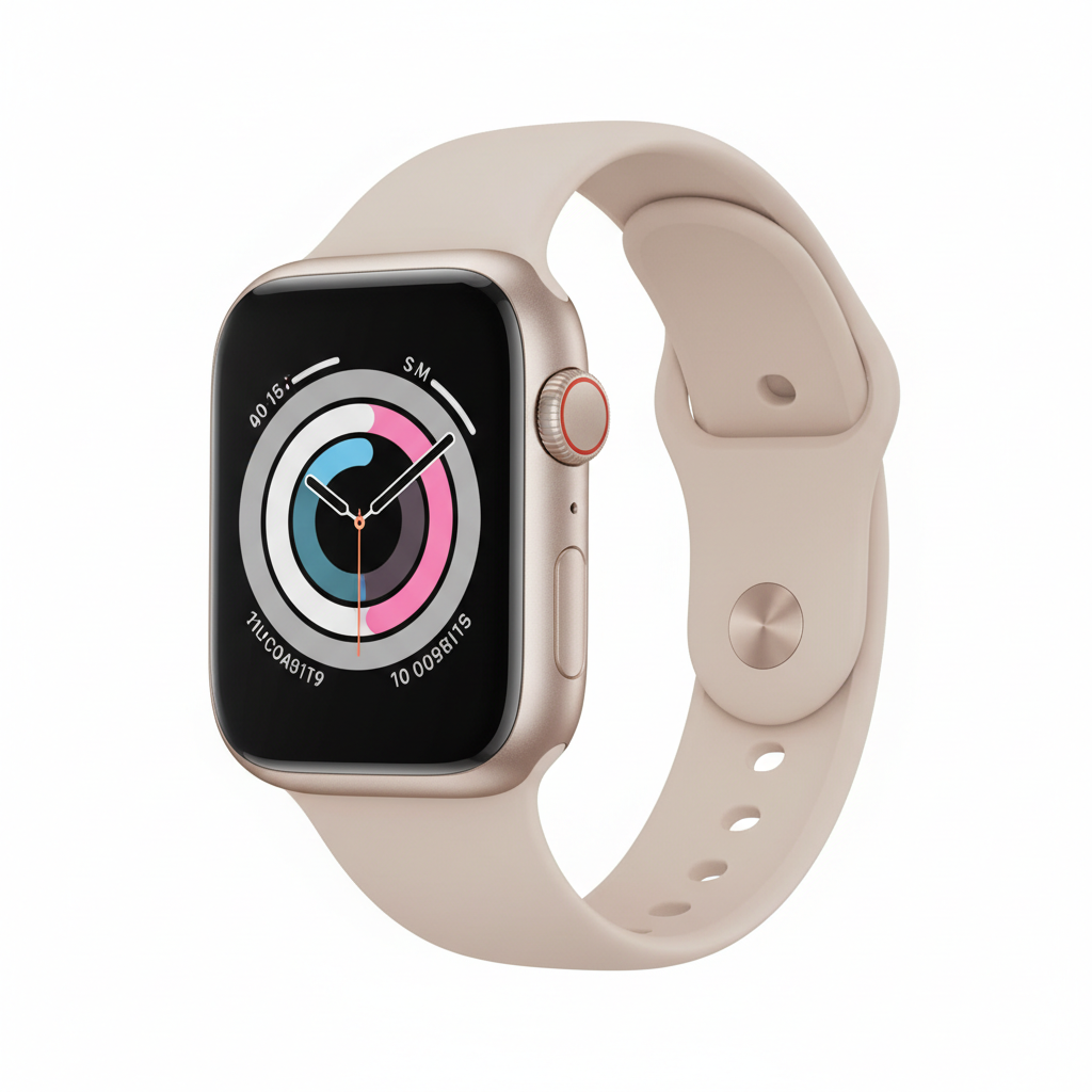 Apple Watch SE 3  GPS + Cellular 40mm  Starlight Aluminium Case with Starlight Sport Band - S/M