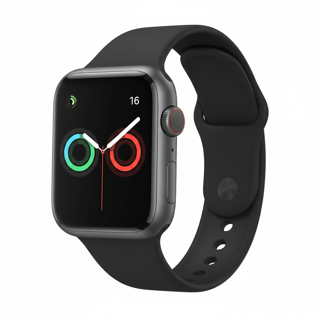 Apple Watch Series 11  GPS  42mm  Space Grey Aluminium Case with Black Sport Band - M/L