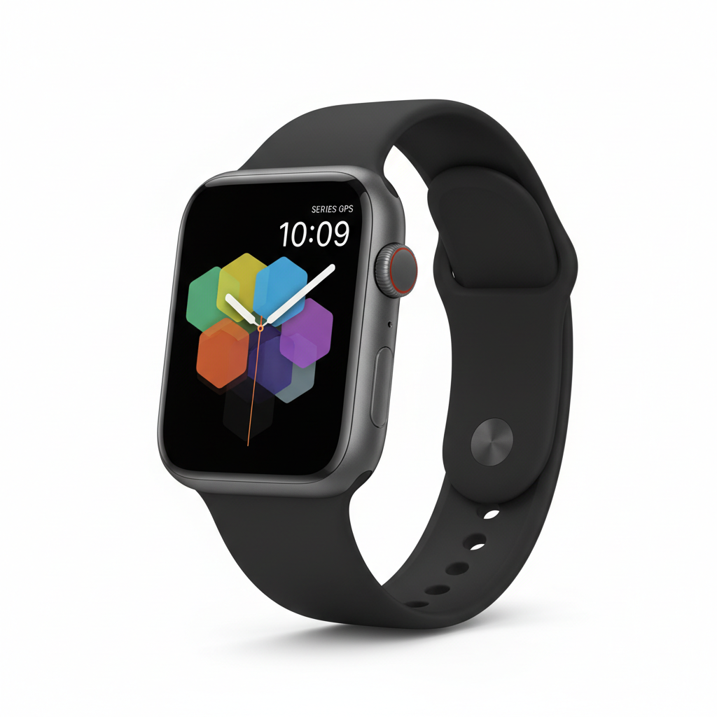 Apple Watch Series 11  GPS  42mm  Space Grey Aluminium Case with Black Sport Band - S/M
