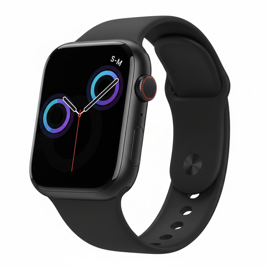 Apple Watch Series 11  GPS  46mm  Jet Black Aluminium Case with Black Sport Band - S/M