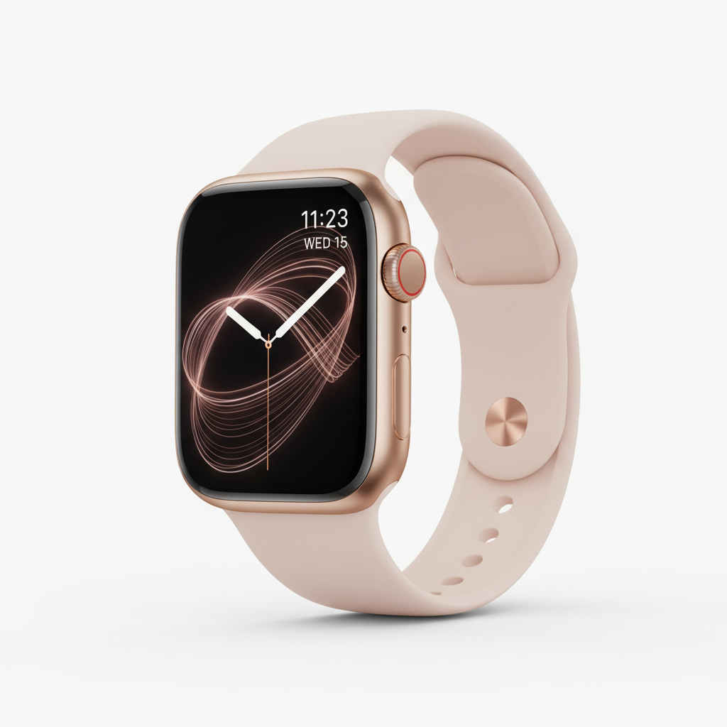 Apple Watch Series 11  GPS  46mm  Rose Gold Aluminium Case with Light Blush Sport Band - S/M