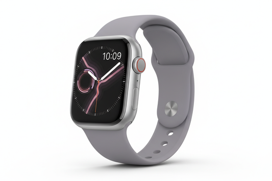 Apple Watch Series 11  GPS + Cellular 46mm Silver Aluminium Case with Purple Fog Sport Band - M/L