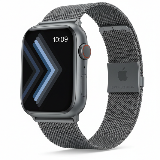 Apple Watch Series 11  GPS + Cellular 46mm  Slate Titanium Case with Slate Milanese Loop - M/L