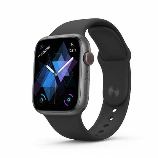 Apple Watch Series 11  GPS + Cellular 46mm Space Grey Aluminium Case with Black Sport Band - M/L