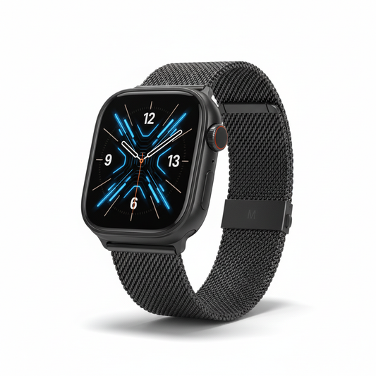 Apple Watch Ultra 3  GPS + Cellular  49mm  Black Titanium Case with Black Titanium Milanese Loop - Medium