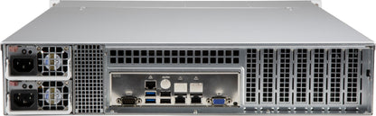 Supermicro CSE-LA26E1C4-R609LP Black 2U SCLA26 LP chassis w/ Red. 600W PWS,RoHS