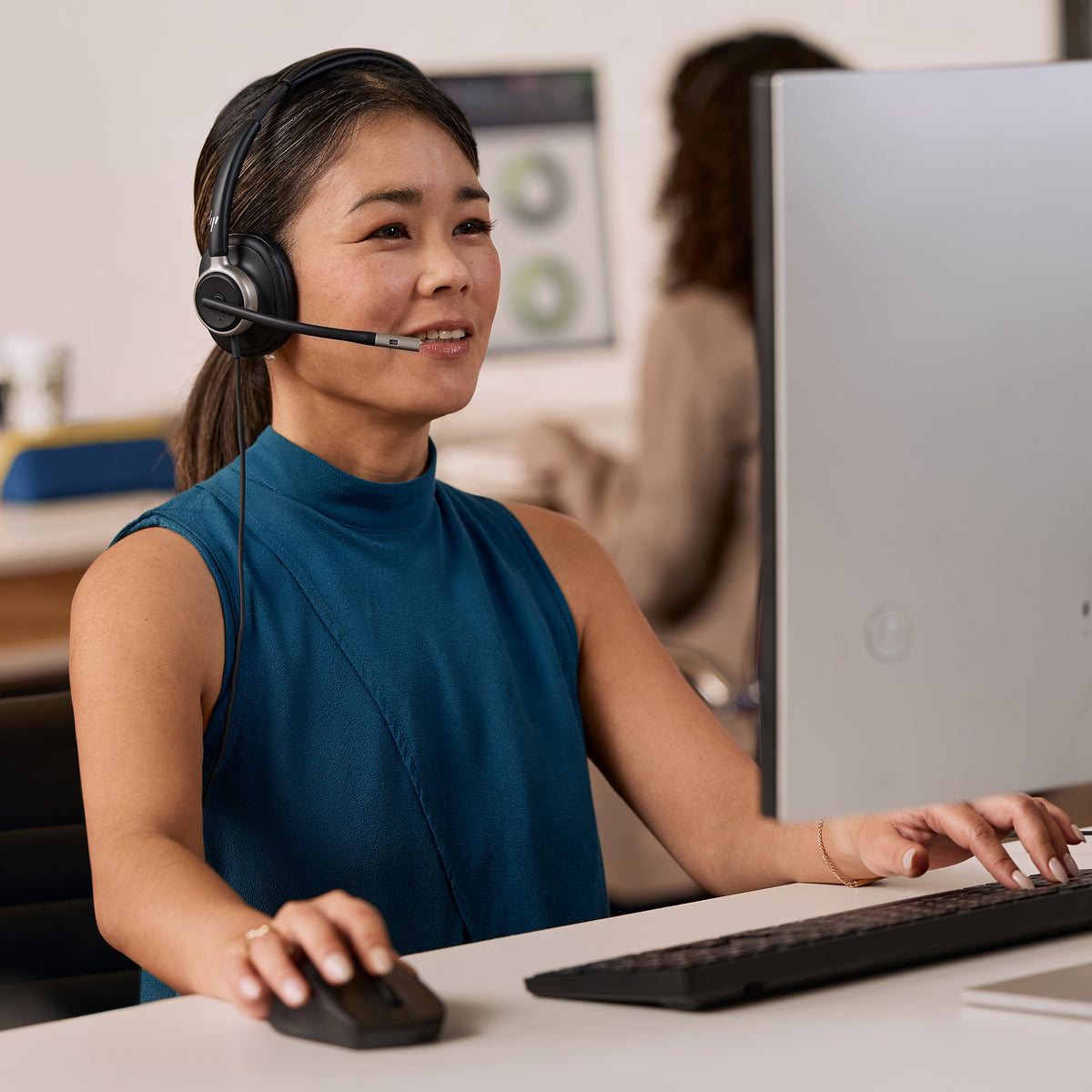 HP Inc. HP POLY MISSION 815 MONAURAL/USB WIRED HEADSET WW