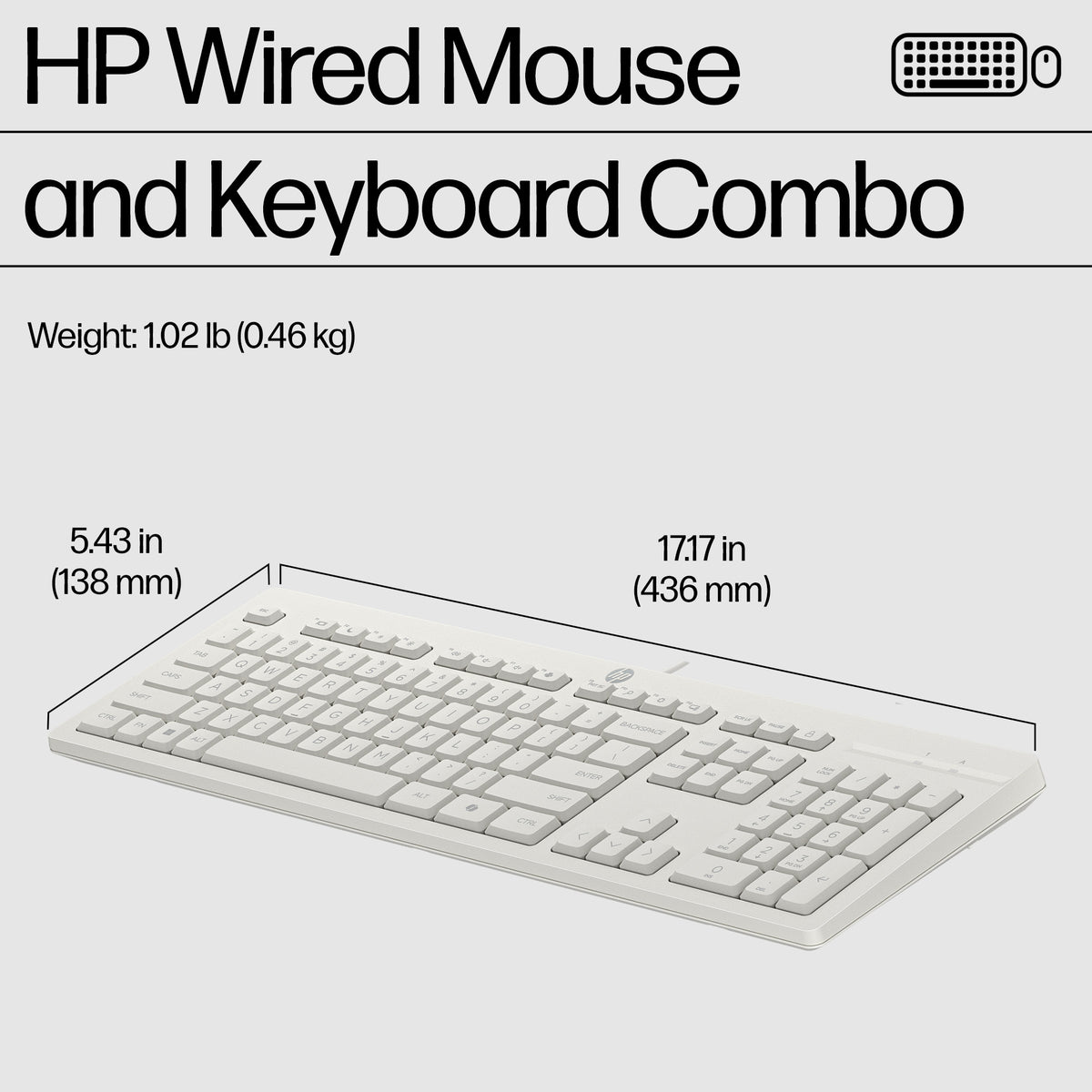 HP Inc. HP 225 WIRED MOUSE AND KB G2/.