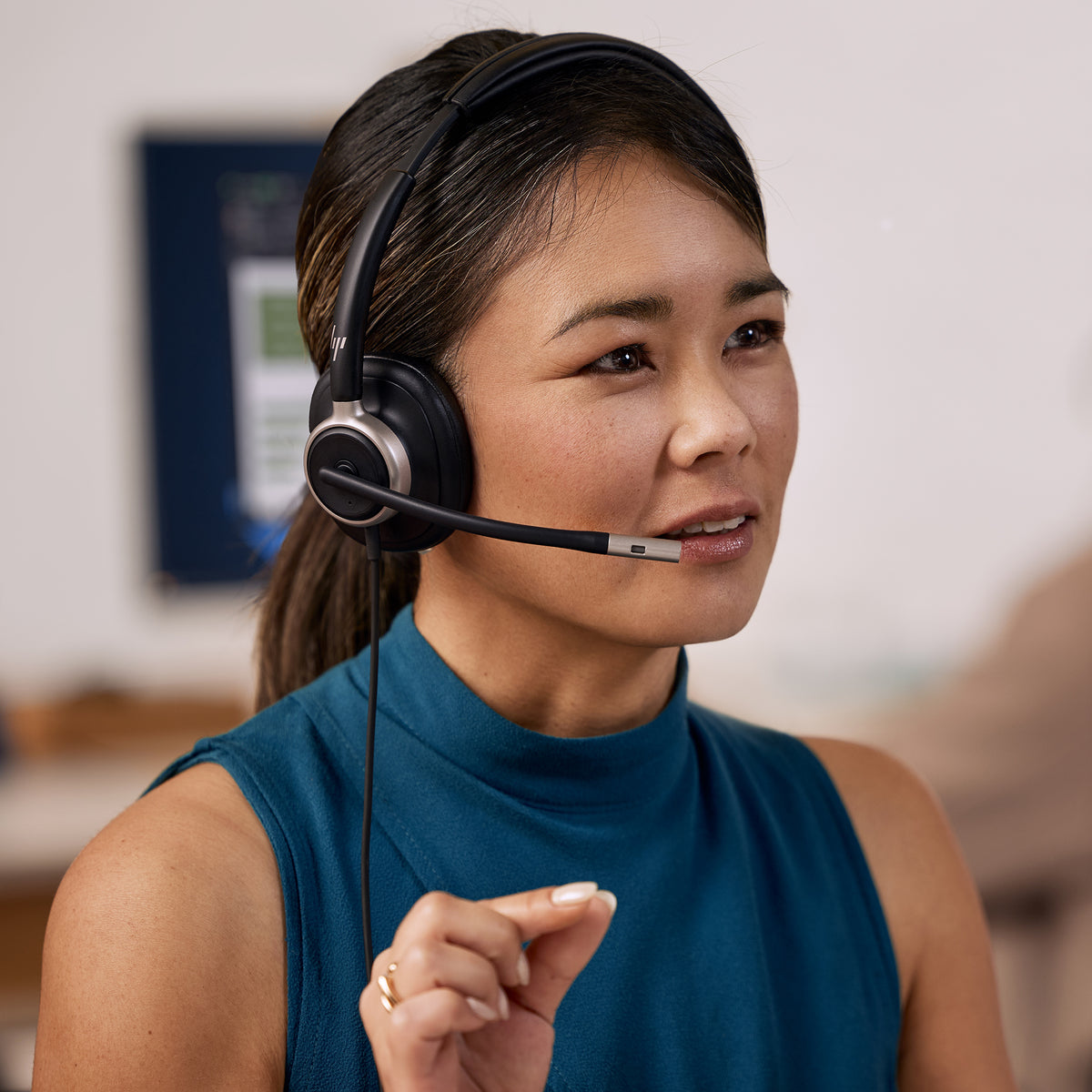 HP Inc. HP POLY MISSION 815 MONAURAL/USB WIRED HEADSET WW