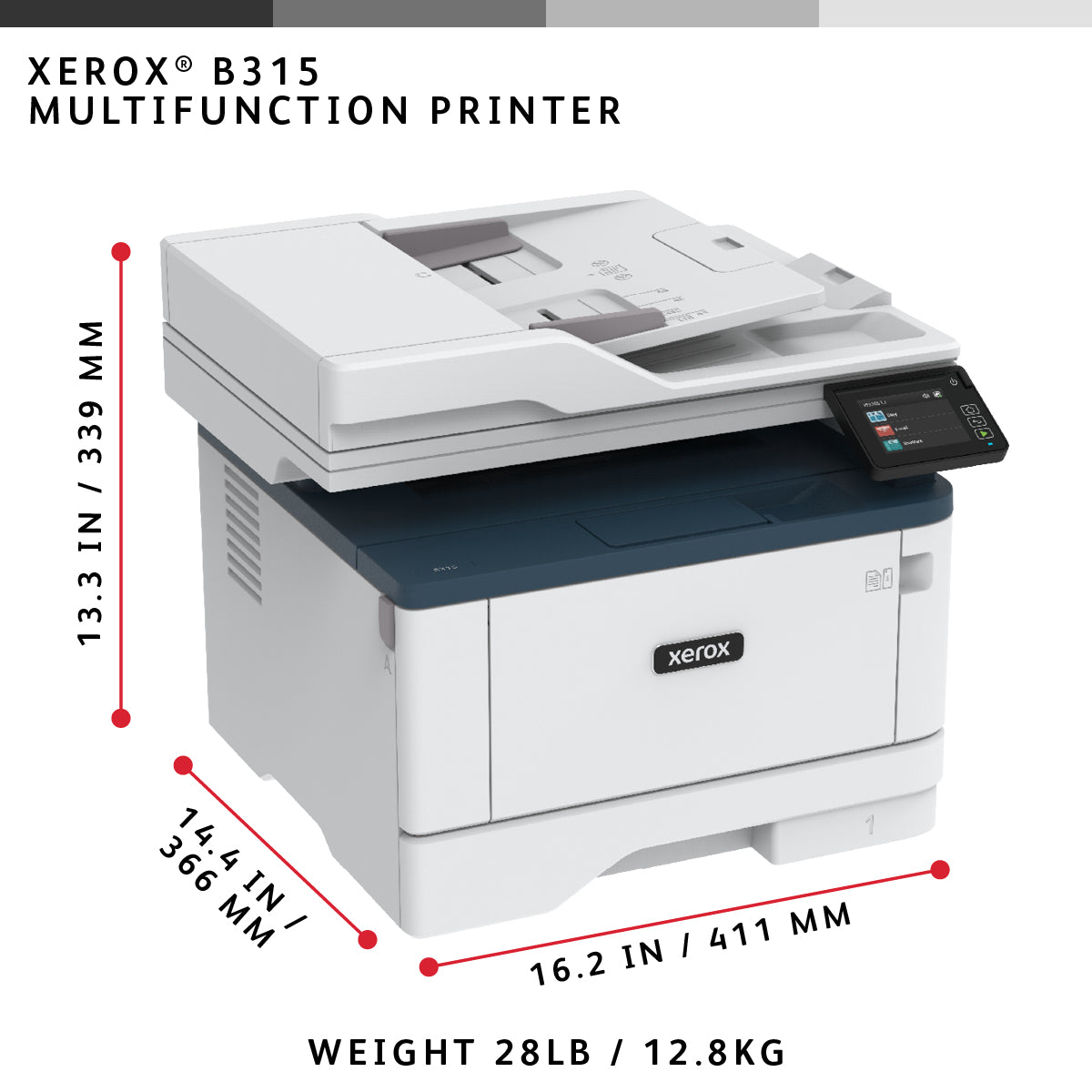 XEROX B315 MONO MULTIFUNCTION/PRINTER
