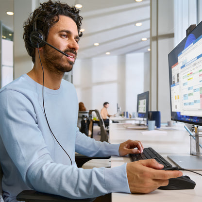 HP Inc. HP POLY MISSION 425 STEREO USB/WIRED HEADSET CLASSIC