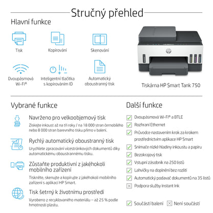 HP Inc. HP Smart Tank 750 All-in-One Printer