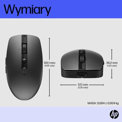 HP Inc. HP 715 RECHBL Mult-Dvc Bluetooth Mouse