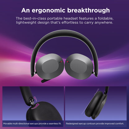 Lenovo ThinkPad Dual-Mode Wireless ANC Foldable Headset 8550 (Aura Edition, Teams, USB-C)