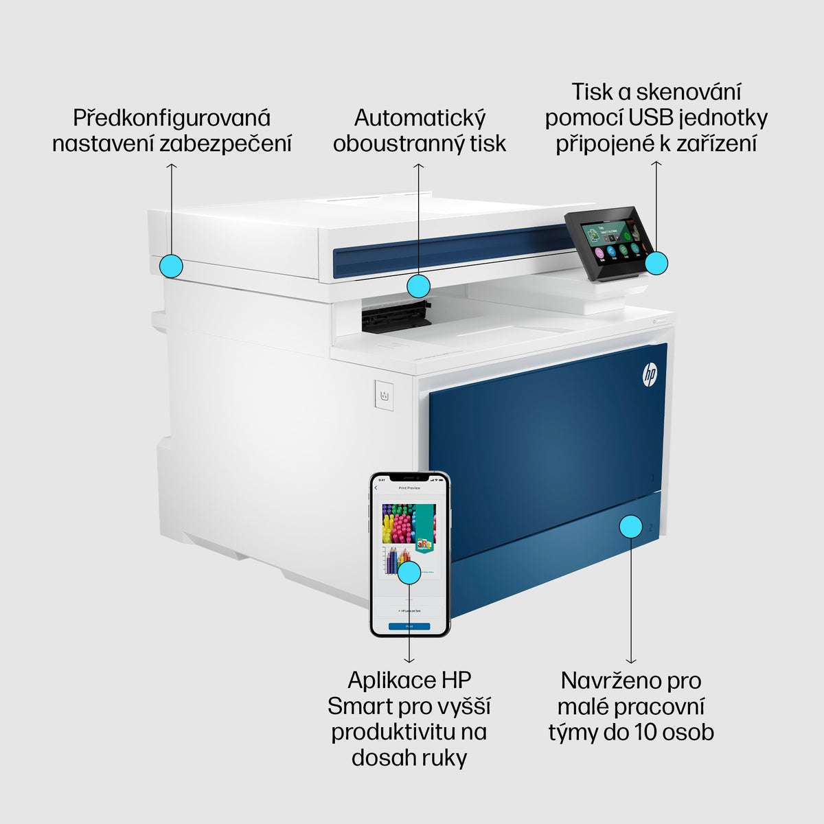 HP Inc. HP Color LaserJet Pro MFP 4302dw Printer