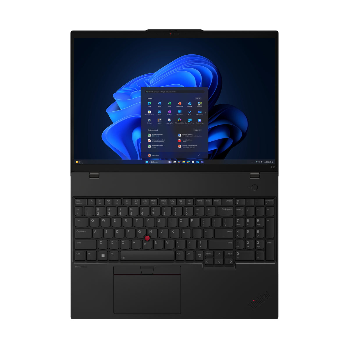 Lenovo Notebook ThinkPad L16 G2 16" WUXGA AG 400N Ultra 7 255U 32GB 1TB FPR BCKLT SC W11P 3Y Onsite 1Y Premier Support
