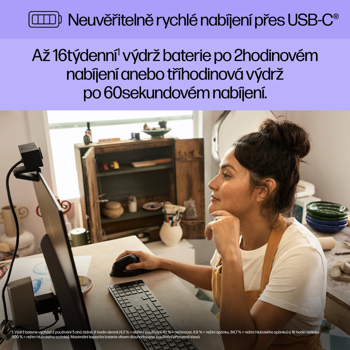 HP Inc. HP 925 Ergo VRTCL Wireless Mouse