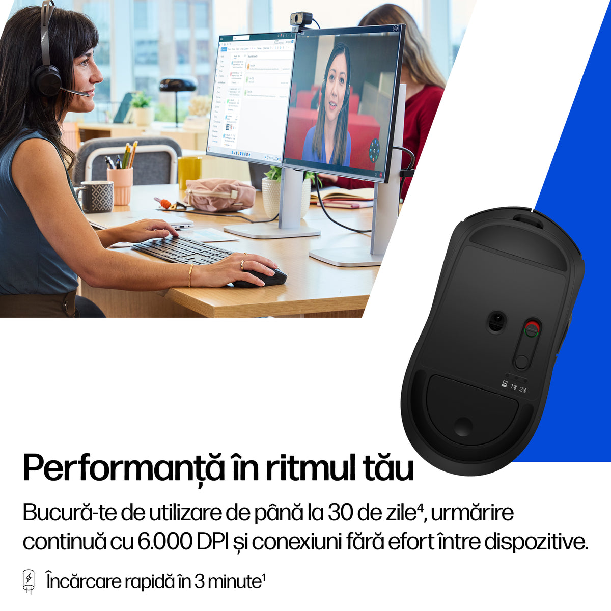 HP Inc. HP 705 Rechargeable Wireless Mouse