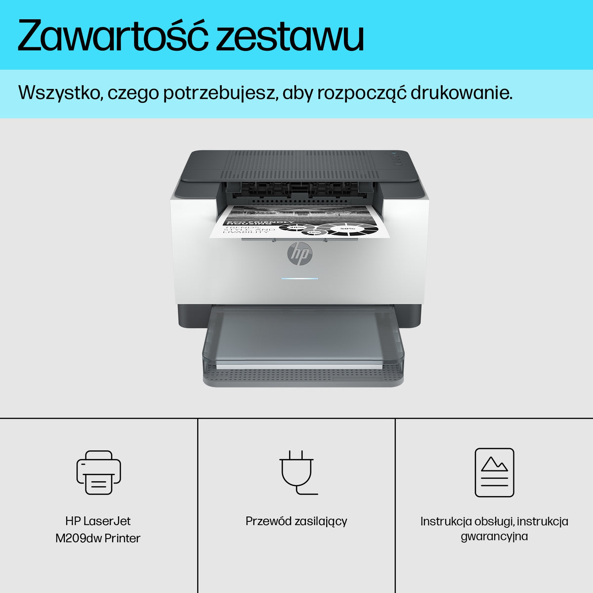 HP Inc. HP LaserJet M209dw Printer