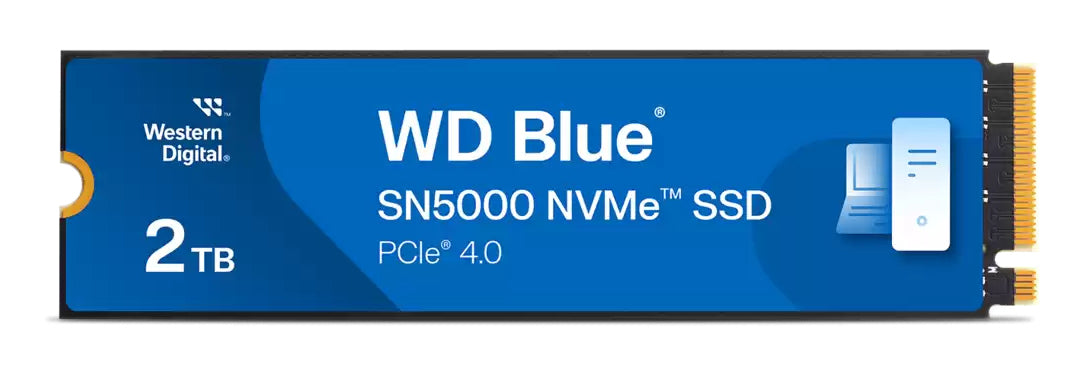 Western Digital 2TB WD BLUE SN5000 NVME SSD/PCIE GEN 4.0 UP TO 5150 MB/S RS