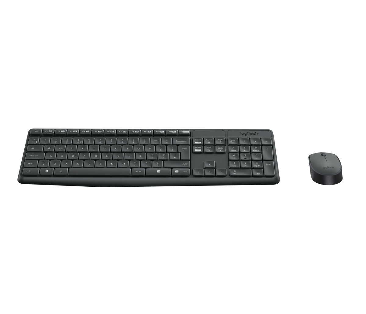 Logitech MK235 Wireless Keyboard / Mouse/COMBO Grey-DEU-2.4GHZ-CENTRAL