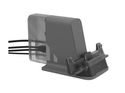 Zebra EVM ET4X Workstation Cradle, allows to connect a mobile computer to an external monitor and multiple peripherals