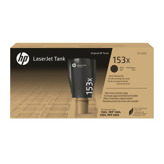 HP Inc. HP 153X Black ORIGINAL LASERJET/TANK TONER RELOAD KIT