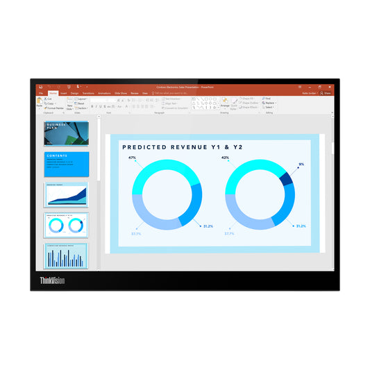 Lenovo Monitor ThinkVision M14d 14" IPS 2,2K AG 6ms 300cd 1500:1 60Hz Mobile Tilt Lift