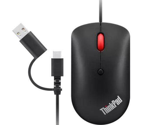 Lenovo Accessories Przewodowa mysz ThinkPad USB-C Wired Compact Mouse