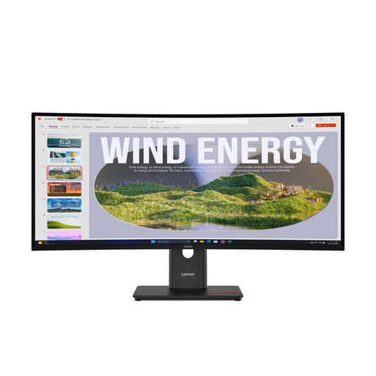 Lenovo Monitor ThinkVision T34WD-40 34" IPS WQHD AG 4ms 350cd 3000:1 120Hz MC60 Camera Dock Tilt Swivel Lift