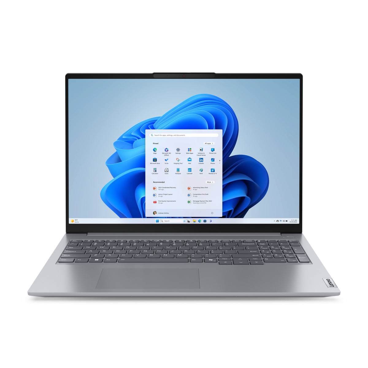 Lenovo Notebook ThinkBook 16 G7 16" WUXGA AG 300N RYZEN 7 7735HS 16GB 1TB FPR BCKLT W11P 3Y Onsite