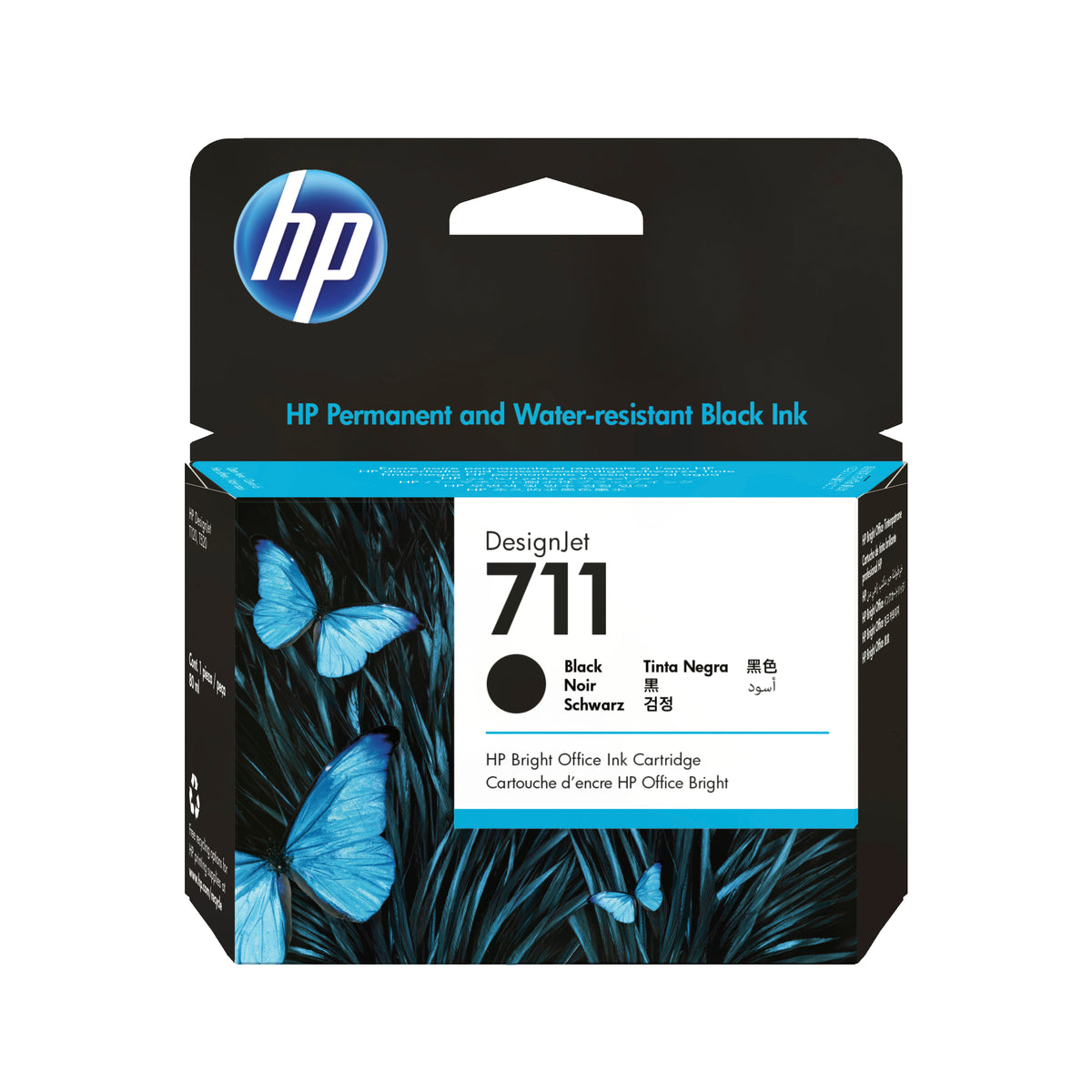 HP Inc. INK CARTRIDGE NO 711/Black 80 ML