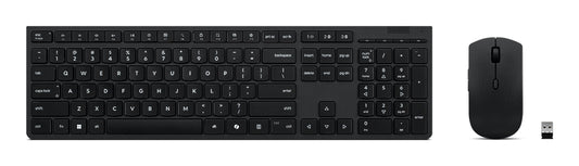 Lenovo Professional Wireless Rechargeable Combo Keyboard and Mouse -US English