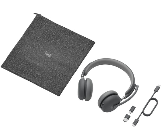 Logitech HEADSET ZONE WIRELESS 2 UC/GRAPHITE UC - 2.4GHZ/BT EMEA-914