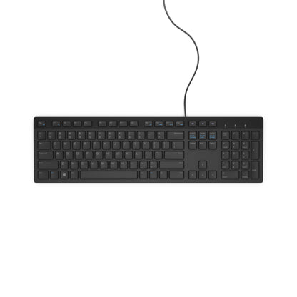Dell Wired Keyboard - KB216 - US International (QWERTY) - Black - (RTL BOX)