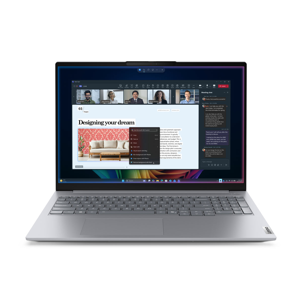 Lenovo Notebook ThinkBook 16 G9 16" WUXGA AG 400N Ultra 7 355 32GB 1TB FPR BCKLT W11P 3Y Onsite