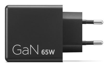 Lenovo Accessories Dual USB-C 65W GaN Charger Black - EU