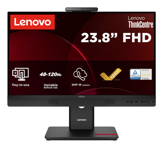 Lenovo Monitor ThinkVision TIO24 G6 23,8" IPS FHD AG 4ms 250cd 1500:1 120Hz HUB Speakers Camera Tilt Swivel Lift Pivot
