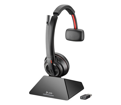 HP Inc. Poly Savi 8210 Monaural DECT 1880-1900 MHz Top +Charging Cradle EMEA - INTL English Loc Euro plug