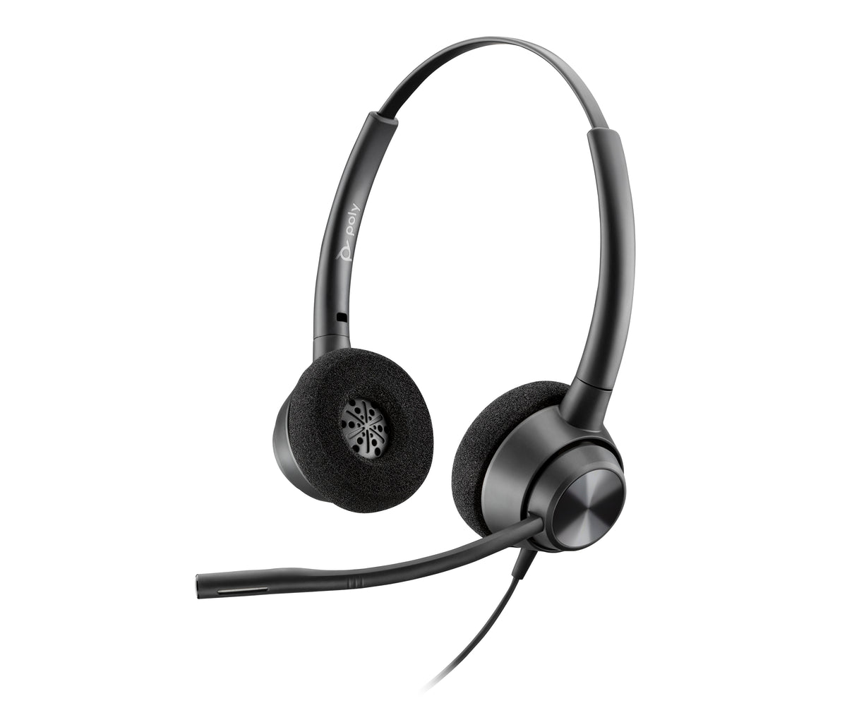 HP Inc. Poly EncorePro 320 with Quick Disconnect Binaural Headset TAA