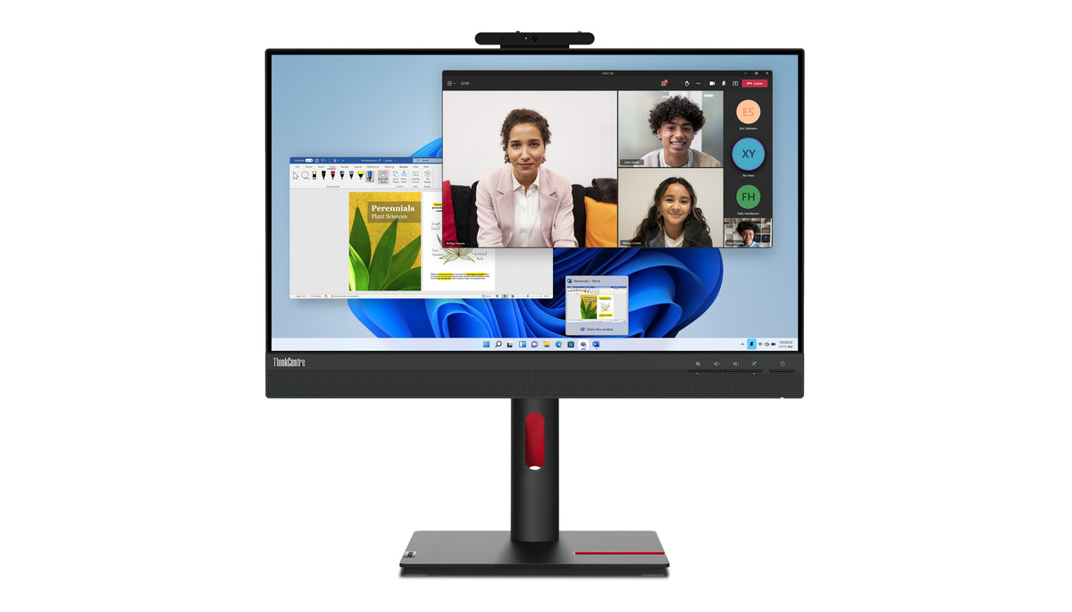 Lenovo Monitor ThinkVision TIO24 G5 23,8" IPS FHD AG 4ms 250cd 1000:1 60Hz HUB Speakers Camera Tilt Swivel Lift Pivot