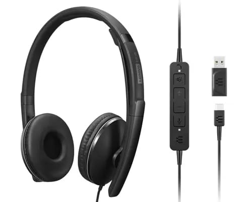 Lenovo Accessories Przewodowy zestaw słuchawkowy Wired ANC Headset Gen2 (Teams)