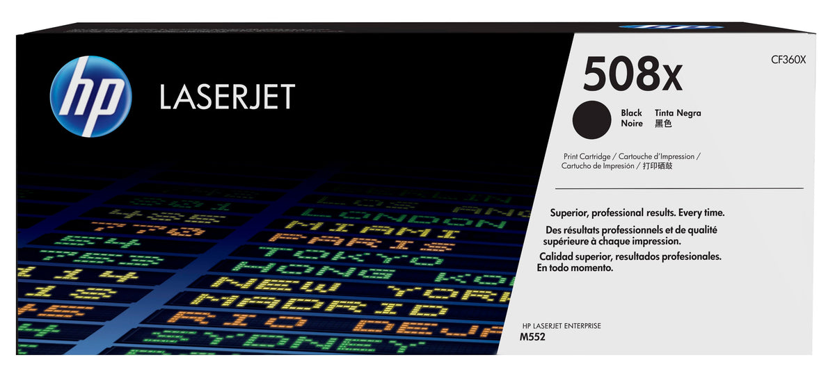 HP Inc. TONER CARTRIDGE 508X Black/.