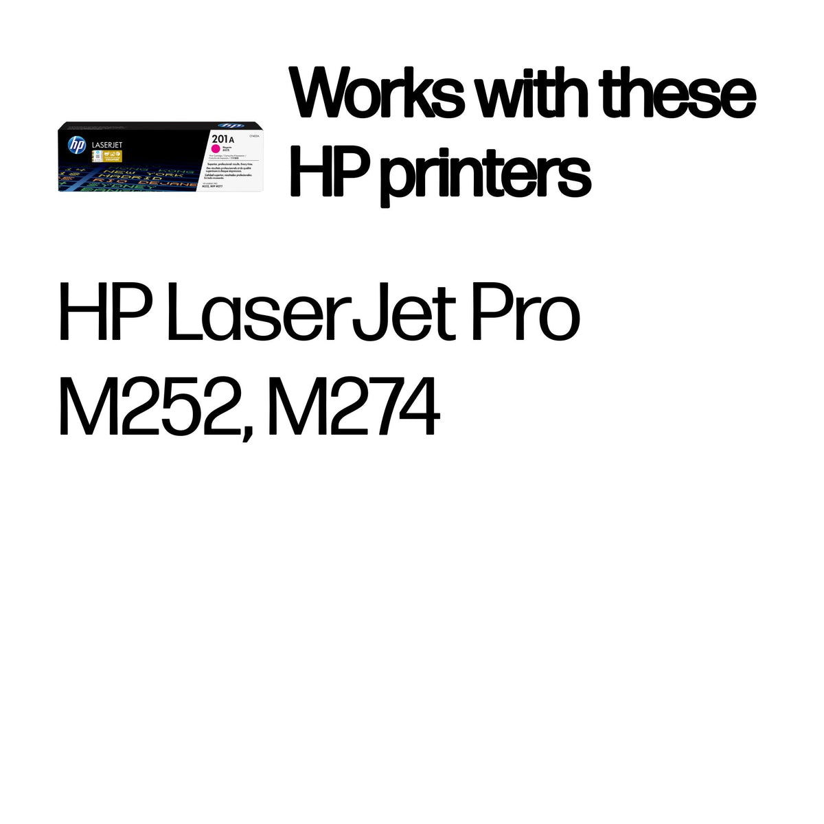 HP Inc. TONER CARTRIDGE 201A MAGENTA/.