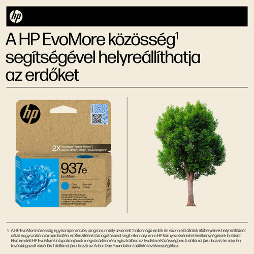 HP Inc. HP 937E EVOMORE CYAN ORIGINAL/INK CARTRIDGE