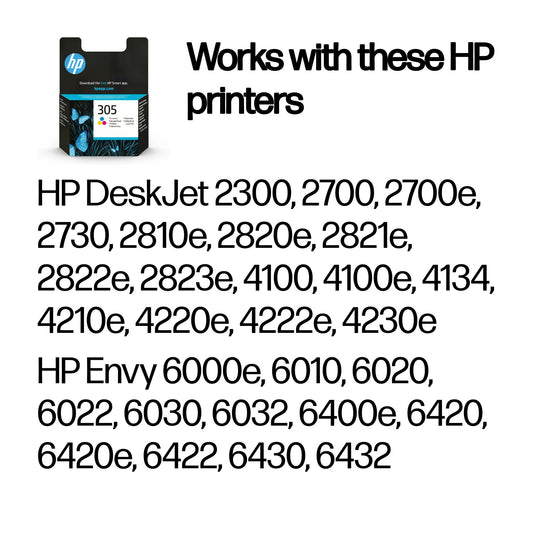HP Inc. HP 305 TRI-COLOR ORIGINAL INK/EN/RU/FR/PL/CZ/HU CARTRIDGE