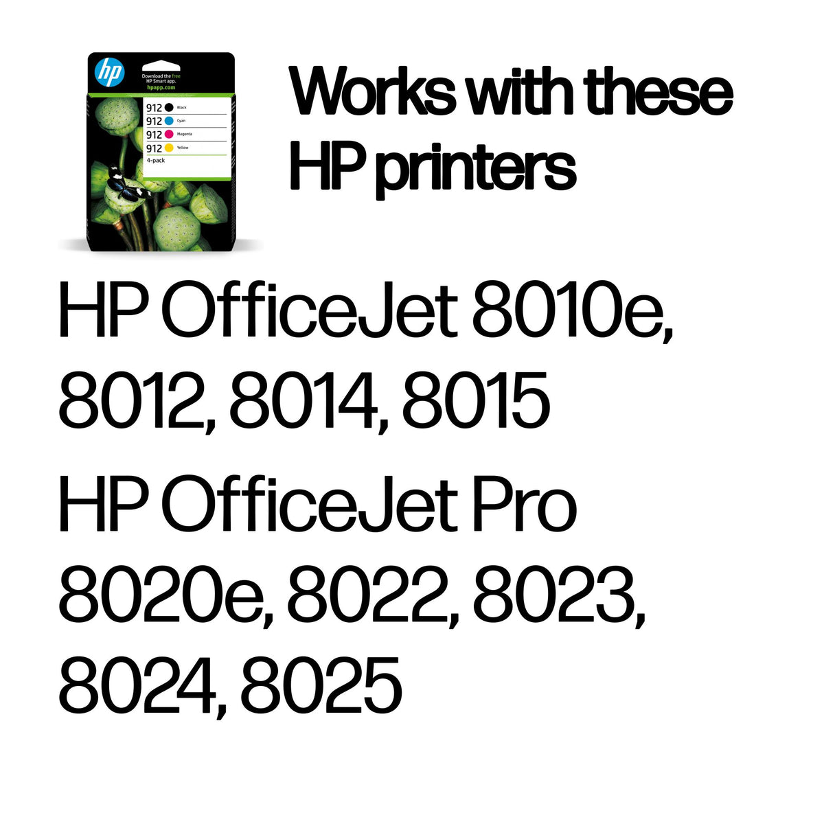 HP Inc. HP 912 4-PACK/Black/CYAN/MAGENTA/YELLOW ORIGIN