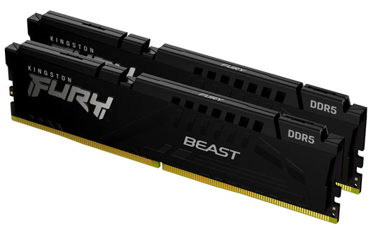 Kingston 16GB DDR5 6000MT/S CL30 DIMM/KIT OF 2 FURY BEAST Black EXPO