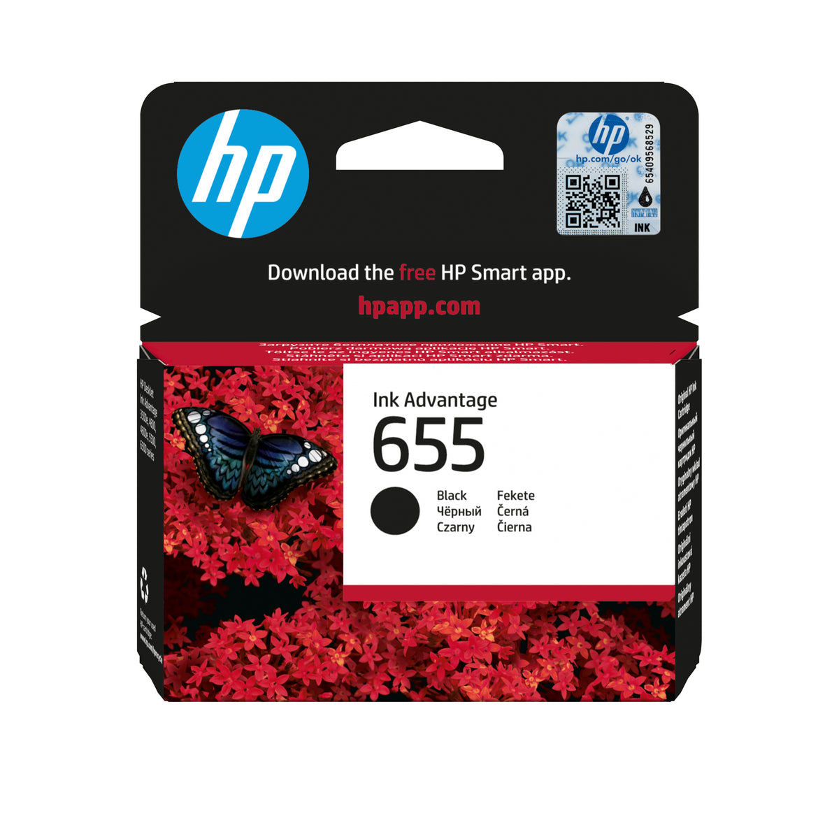 HP Inc. INK CARTRIDGE NO 655 Black/HU
